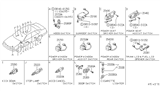 Diagram for Infiniti Door Jamb Switch - 25360-41L01