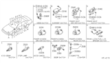 Diagram for 1994 Infiniti Q45 Seat Switch - 25490-60U23