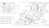 Diagram for 1990 Infiniti Q45 Seat Cushion - 87300-62U00