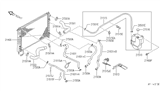 Diagram for 1995 Infiniti Q45 Radiator Hose - 21501-60U10