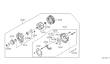 Diagram for 1990 Infiniti Q45 Alternator Case Kit - 23118-60U00