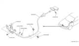 Diagram for 1996 Infiniti Q45 Hood Cable - 65620-60U00