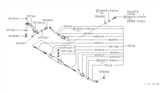 Diagram for 1991 Infiniti Q45 Tie Rod End - 48521-35A00