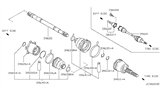 Diagram for 1995 Infiniti Q45 CV Joint - 39711-60U60