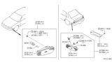 Diagram for 1992 Infiniti Q45 Side Marker Light - 26195-60U00