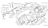 Diagram for 1995 Infiniti Q45 Glove Box - 68500-67U00