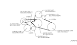 Diagram for Infiniti Q45 Drive Belt - 11950-60U02