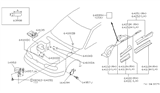 Diagram for 1994 Infiniti Q45 Body Mount Hole Plug - 64893-W0500