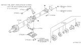 Diagram for 1991 Infiniti Q45 Drive Shaft - 37000-64U00