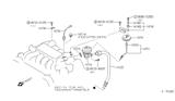 Diagram for Infiniti Q45 EGR Valve - 14710-60U00