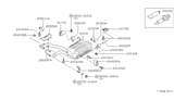 Diagram for 1996 Infiniti Q45 Muffler Hanger Straps - 20651-60U00