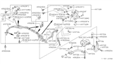 Diagram for 1991 Infiniti Q45 Power Steering Hose - 49720-63U10