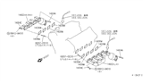 Diagram for 1993 Infiniti Q45 Exhaust Manifold Gasket - 14036-60U00