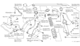 Diagram for Infiniti QX4 Body Mount Hole Plug - 24253-M9400