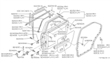 Diagram for 1996 Infiniti Q45 Body Mount Hole Plug - 80840-60U67