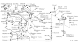 Diagram for 1995 Infiniti Q45 Crossmember Bushing - 55476-70T00