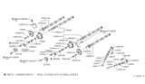 Diagram for 1990 Infiniti Q45 Camshaft - 13020-60U13