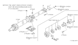 Diagram for 1990 Infiniti Q45 Drive Shaft - 37000-60U05