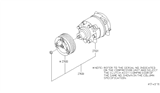 Diagram for 1995 Infiniti Q45 A/C Compressor - 92600-67U01