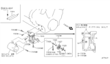 Diagram for Infiniti Idler Pulley Bolt - 11948-60U10