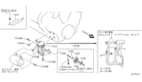 Diagram for 1992 Infiniti Q45 Idler Pulley Bolt - 11928-60U10