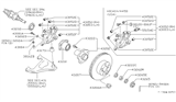 Diagram for 1995 Infiniti Q45 Wheel Seal - 43252-40P00