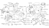Diagram for 1993 Infiniti Q45 Brake Fluid Pump - 41830-60U00