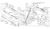 Diagram for 1990 Infiniti Q45 Rack and Pinion Boot - 48203-27C00