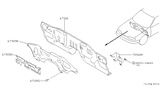 Diagram for Infiniti Q45 Dash Panels - 67811-60U00