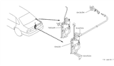 Diagram for 1993 Infiniti Q45 Trunk Latch - 84680-60U10