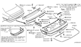 Diagram for 1993 Infiniti Q45 Bumper - 85022-61U25