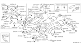 Diagram for Infiniti Q45 Exhaust Hanger - 20711-60U00