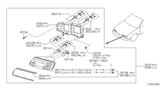 Diagram for 1994 Infiniti Q45 Headlight - 26025-60U00