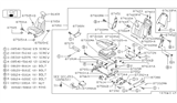 Diagram for Infiniti Seat Motor - 87452-66U00