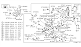 Diagram for 1996 Infiniti Q45 Seat Cushion - 87350-75U06