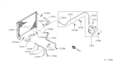 Diagram for 1991 Infiniti Q45 Automatic Transmission Oil Cooler Hose - 21632-60U00