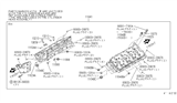 Diagram for 1993 Infiniti Q45 Cylinder Head - 11040-67U00