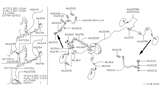 Diagram for 1991 Infiniti Q45 Brake Line - 46210-60U05