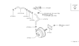 Diagram for 1996 Infiniti Q45 Brake Booster - 47210-67U02