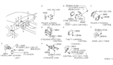 Diagram for Infiniti Q45 Turn Signal Flasher - 25731-89960