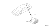 Diagram for 1993 Infiniti Q45 Fuel Pump Driver Module - 17001-60U01