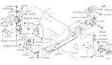 Diagram for 2001 Infiniti I30 Transmission Mount - 11320-2Y000