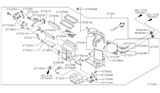Diagram for Infiniti QX4 Blend Door Actuator - 27741-7J100