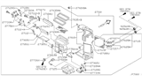 Diagram for 2002 Infiniti I35 Heater Core - 27140-4Y900