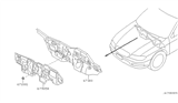 Diagram for 1999 Infiniti I30 Dash Panels - 67810-40U00