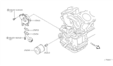 Diagram for Infiniti I30 Oil Pump - 15010-31U01