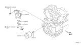 Diagram for 1997 Infiniti I30 Oil Pump - 15010-31U01