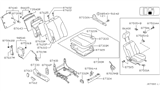 Diagram for 2000 Infiniti I30 Seat Cover - 87620-2Y770