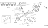 Diagram for Infiniti I30 Crankshaft Pulley - 12303-8J101