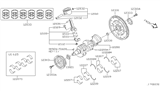 Diagram for 2002 Infiniti I35 Crankshaft Pulley - 12303-8J101